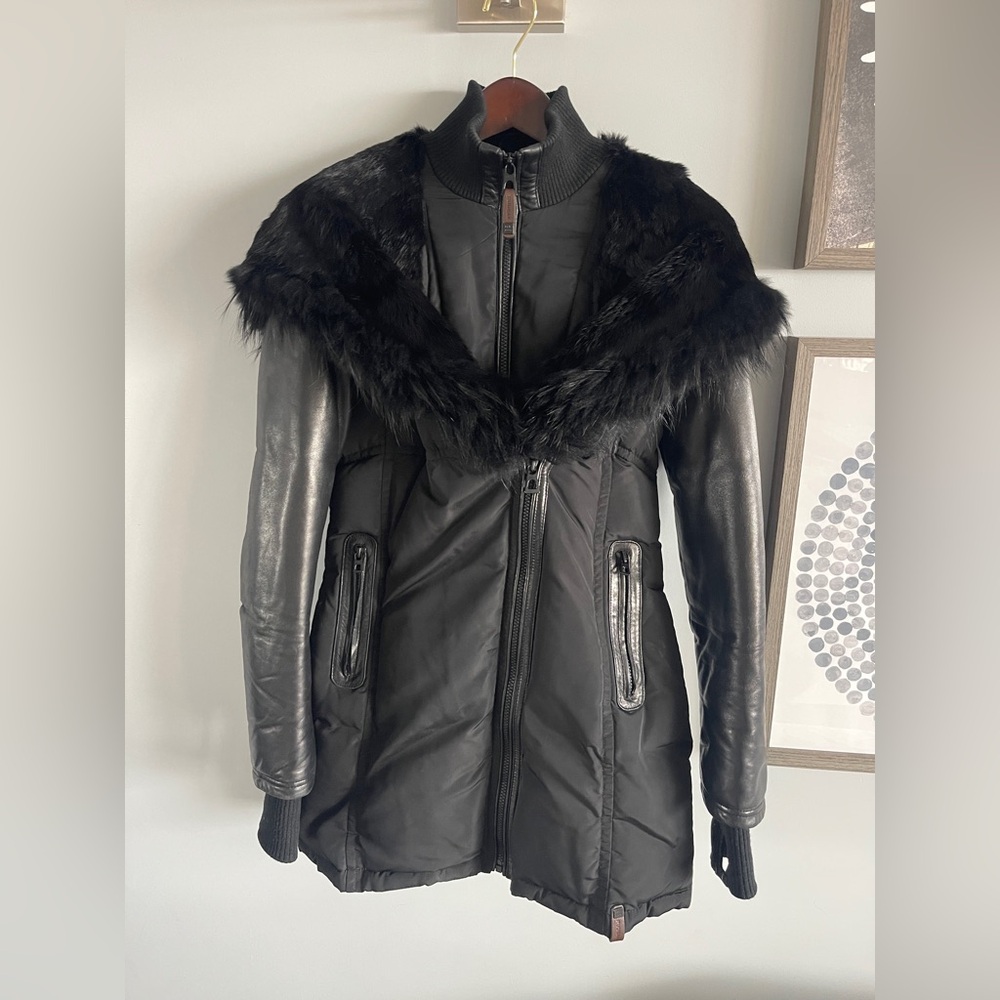 NEW RUDSAK GRACE Black w/ Black fur size M